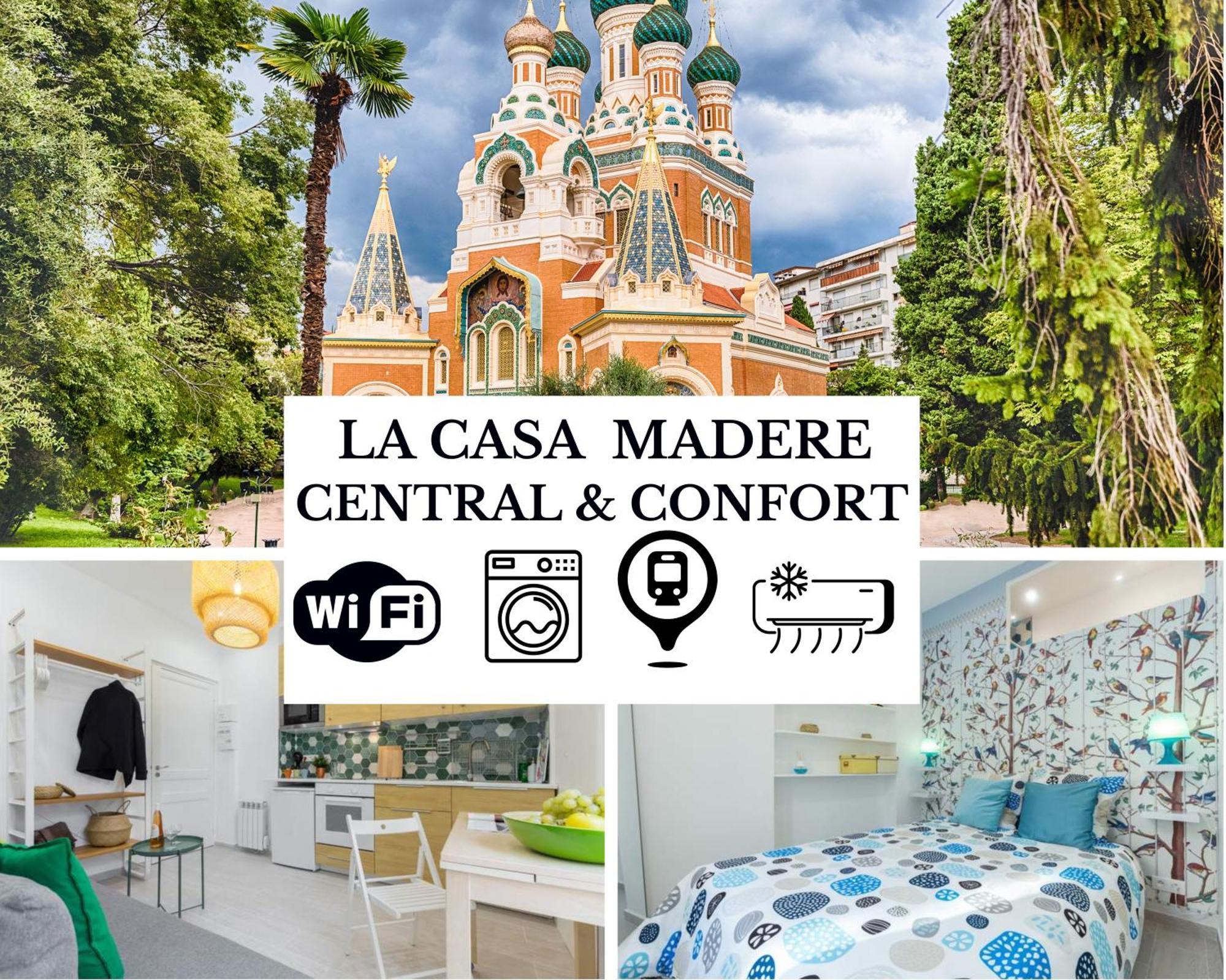 La Casa Madere- Centre Pres Gare - Wifi -confort Et Cosy Pres Des Transports En Communs * Nizza